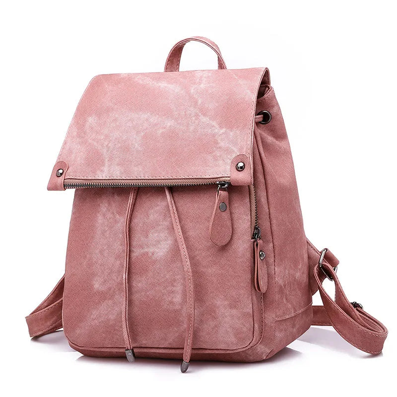 Vintage Leather Multifunctional Backpack - High Quality Shoulder Bag for Women