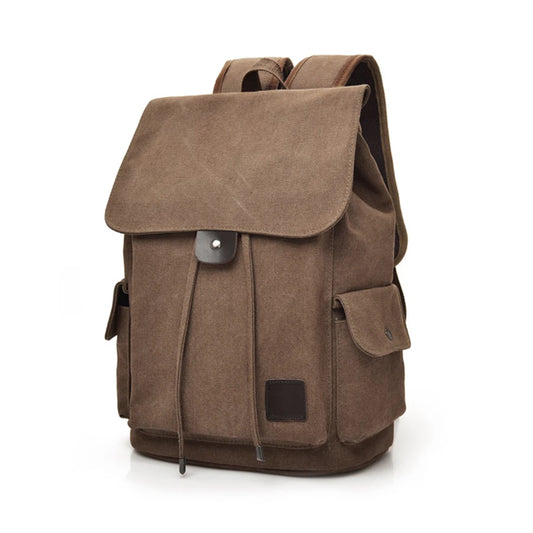 Large Canvas Backpack for Men - School and Travel Rucksack