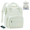 Water Resistant Laptop Backpack for Women - Stylish Business Travel Bag with USB Port