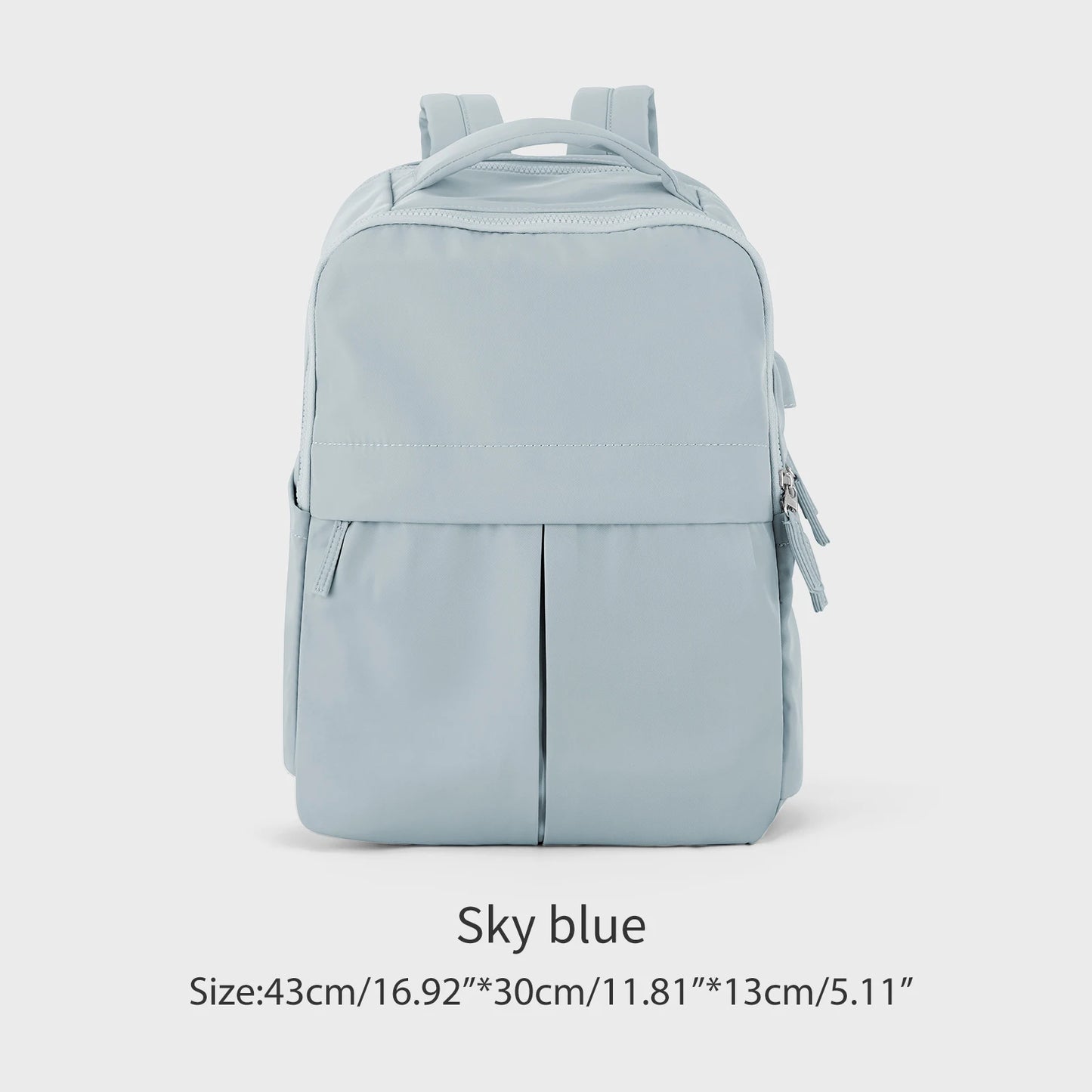 15.6 Inch Laptop Backpack for Women - College Work Travel Business Bag with USB Port