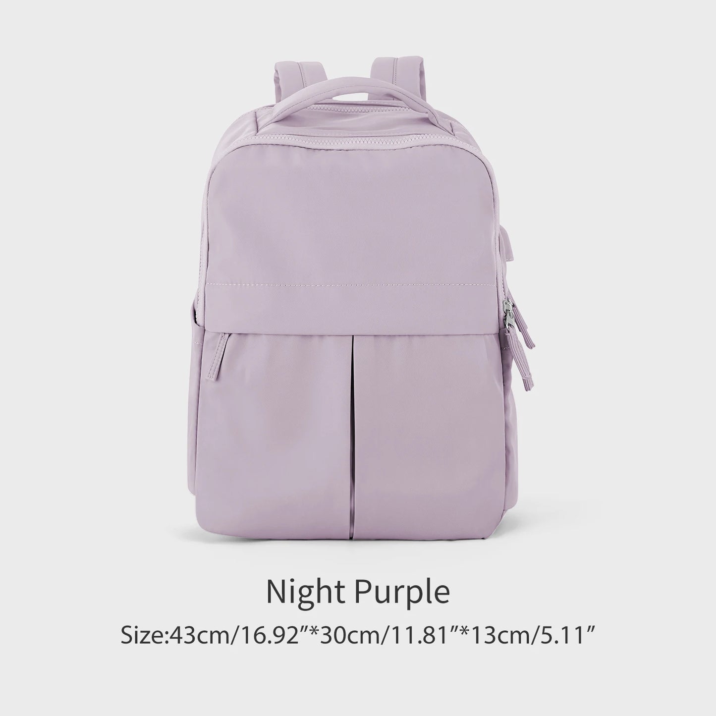 15.6 Inch Laptop Backpack for Women - College Work Travel Business Bag with USB Port