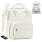 Water Resistant Laptop Backpack for Women - Stylish Business Travel Bag with USB Port