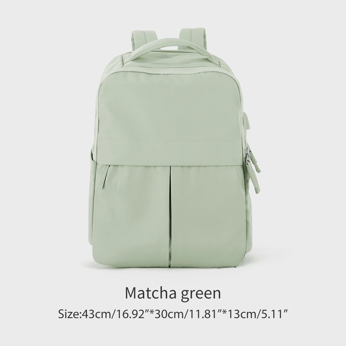 15.6 Inch Laptop Backpack for Women - College Work Travel Business Bag with USB Port