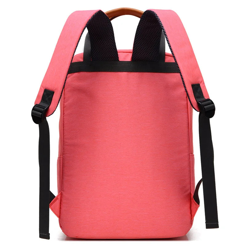 Fashion Canvas Travel Laptop Backpack - Large Capacity Rucksack
