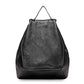 Genuine Leather Classic Backpack - Stylish Knapsack Satchel Purse for Women