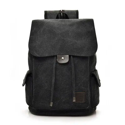 Large Canvas Backpack for Men - School and Travel Rucksack