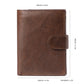 Crazy Horse Leather RFID Wallet - Business Card Holder with Coin Purse