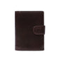 Crazy Horse Leather RFID Wallet - Business Card Holder with Coin Purse