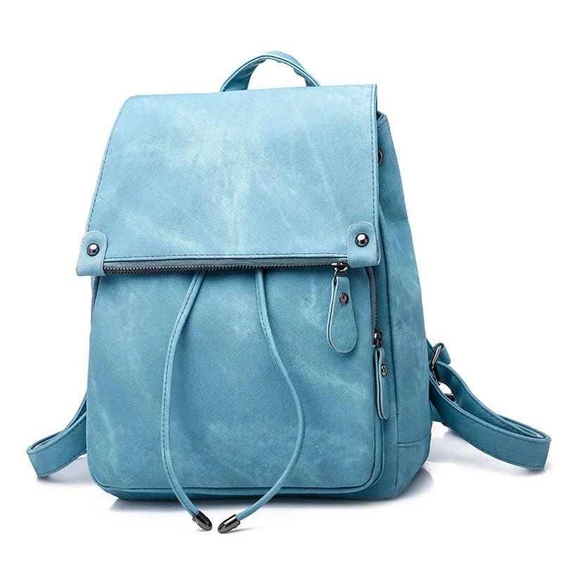 Vintage Leather Multifunctional Backpack - High Quality Shoulder Bag for Women