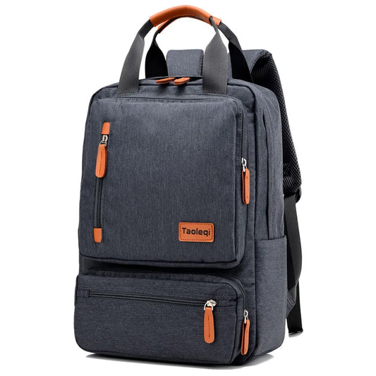Fashion Canvas Travel Laptop Backpack - Large Capacity Rucksack