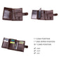 Crazy Horse Leather RFID Wallet - Business Card Holder with Coin Purse
