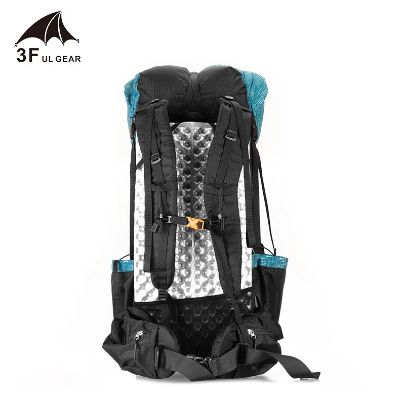 56L Water-Resistant Hiking Backpack - Lightweight Camping & Mountaineering Pack