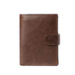 Crazy Horse Leather RFID Wallet - Business Card Holder with Coin Purse