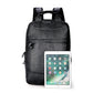 PU Leather Laptop Backpack for Men - Large Casual School Bag for Teenagers