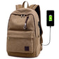 Canvas Laptop Backpack - Large Vintage School & Travel Rucksack for Men & Boys