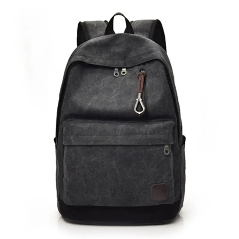 Canvas Laptop Backpack - Large Vintage School & Travel Rucksack for Men & Boys