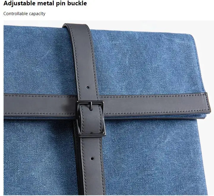 15.6 Inch Oxford Laptop Backpack - Casual British Style Bag for Men Women and Students