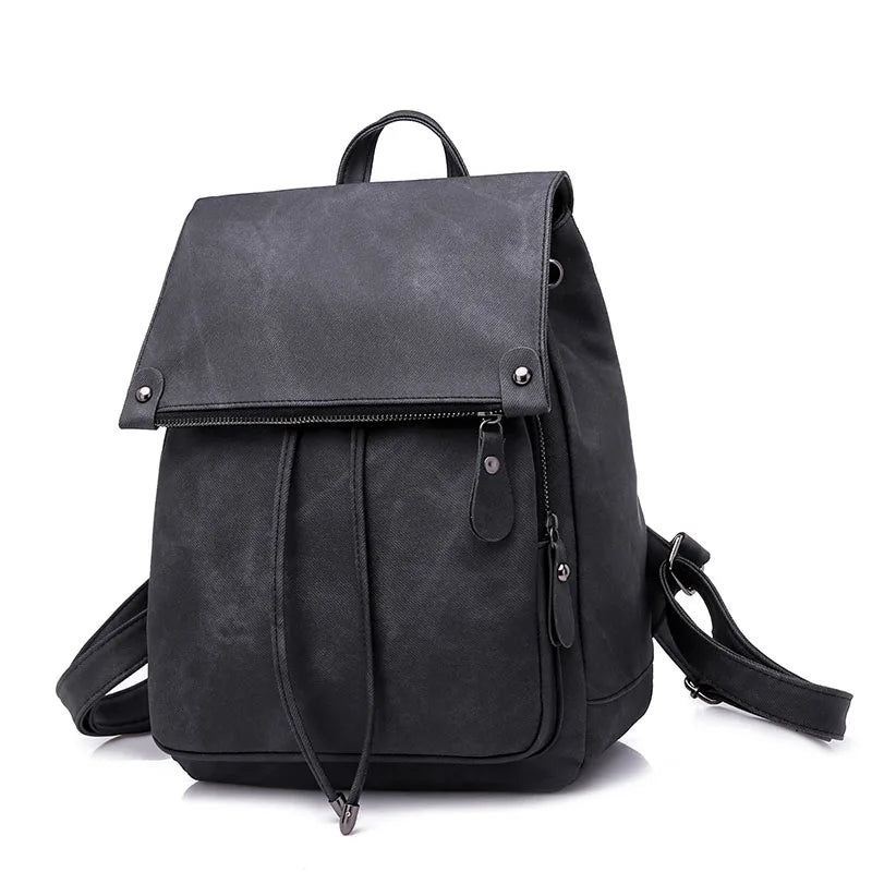 Vintage Leather Multifunctional Backpack - High Quality Shoulder Bag for Women