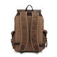 Casual Oil Wax Canvas Backpack - Vintage Waterproof Large Capacity Travel Bag