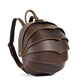 Handmade Vintage Beetle Backpack - Genuine Top-Grain Cowhide Leather Daypack