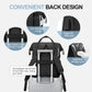 Water Resistant Laptop Backpack for Women - Stylish Business Travel Bag with USB Port