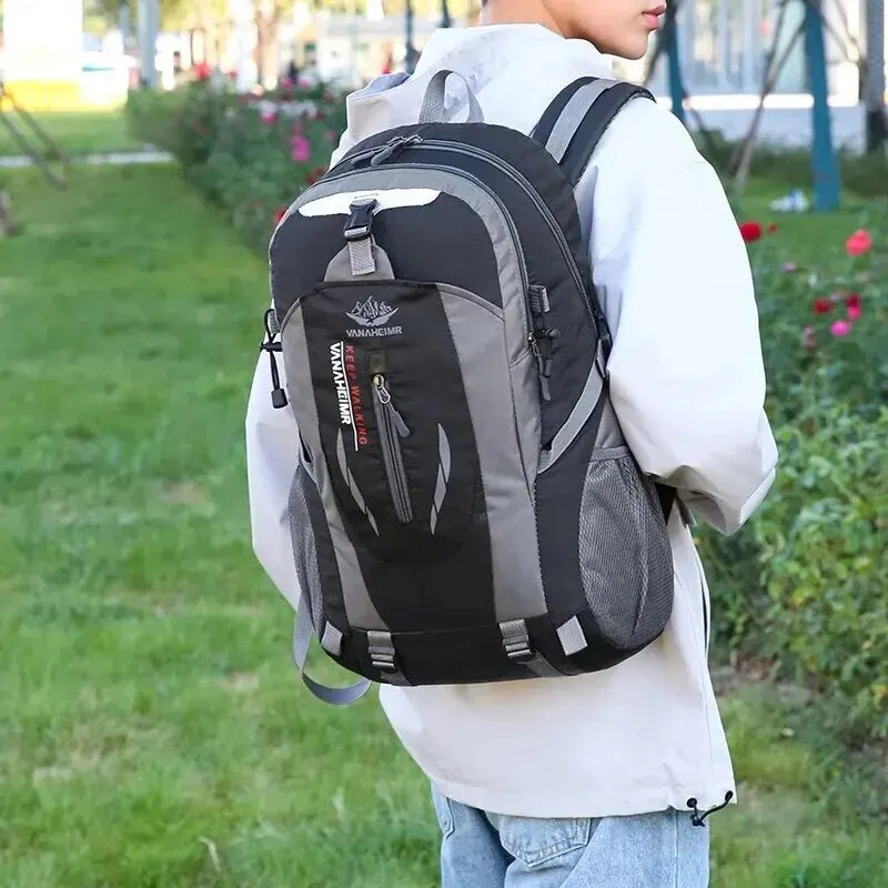 40L Waterproof Large Capacity Hiking Bag - Outdoor Oxford Backpack