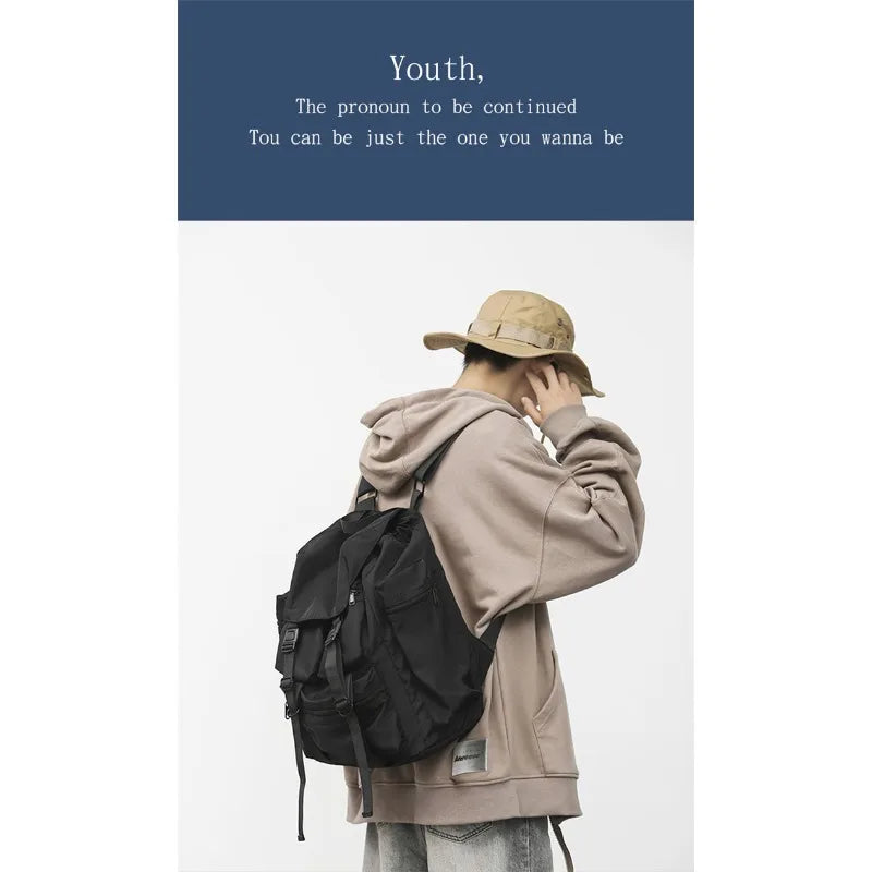Lightweight Travel Backpack - Versatile Outdoor Mountaineering and Casual School Bag