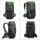50L Waterproof Mountain Backpack - Tactical Outdoor Sports Bag for Camping & Hiking
