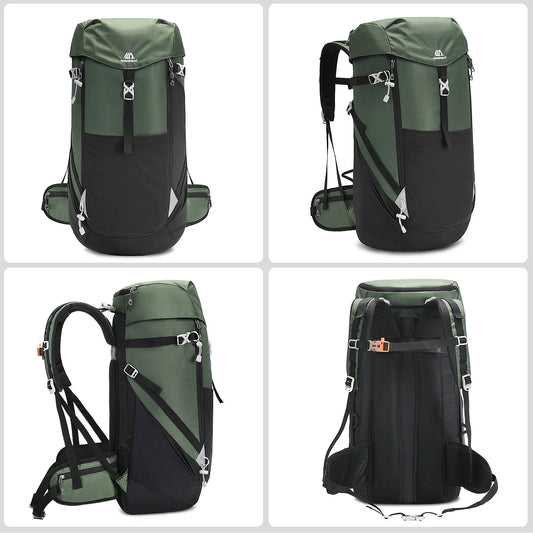 50L Waterproof Mountain Backpack - Tactical Outdoor Sports Bag for Camping & Hiking