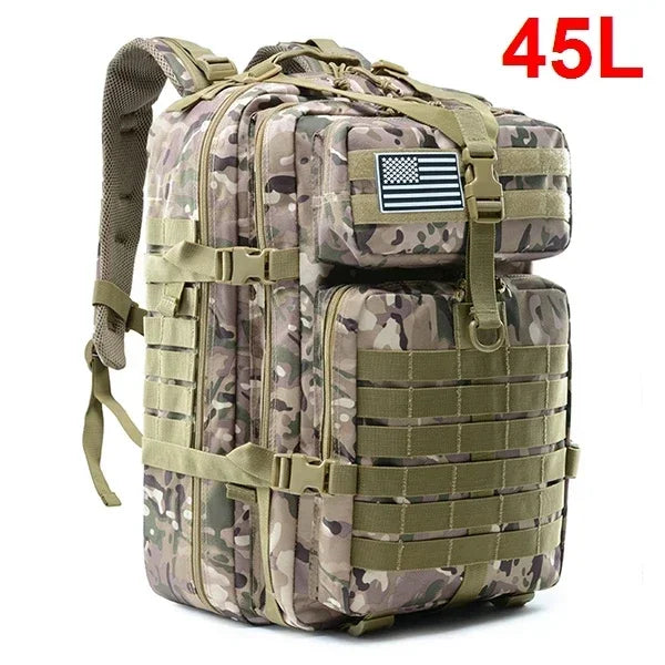 30/50L Tactical Backpack - 3P Assault Pack EDC Molle for Hiking & Hunting