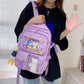 Korean Style Cute Campus Student Backpack - Large Capacity Laptop Bag for Girls