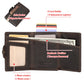 Smart Pop Up RFID Card Wallet - Genuine Leather Slim Card Case with Coin Purse