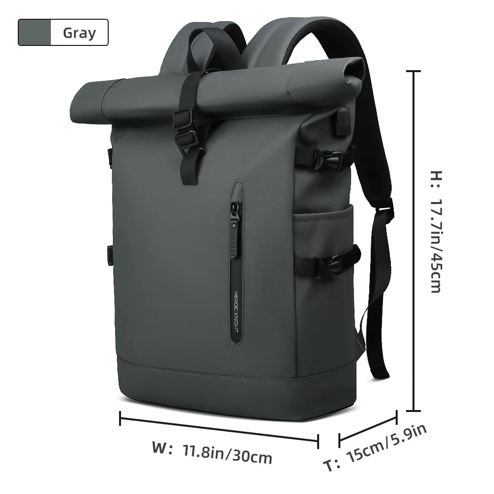 Large 15.6 Inch Laptop Backpack - Anti-Theft Travel Bag with USB Port for Business