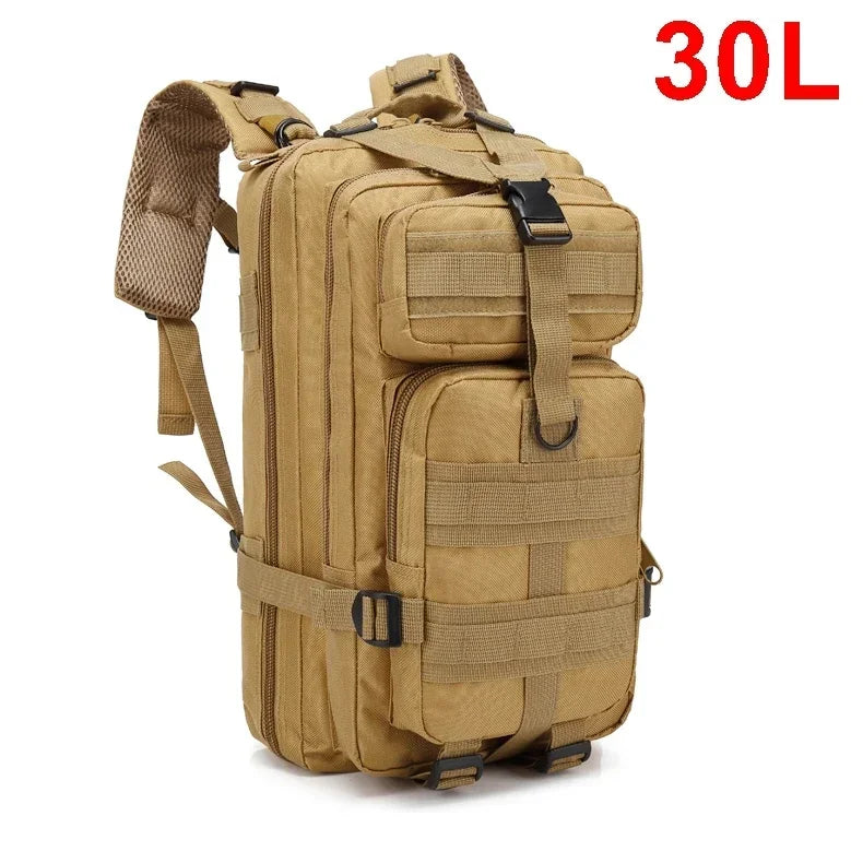 30/50L Tactical Backpack - 3P Assault Pack EDC Molle for Hiking & Hunting