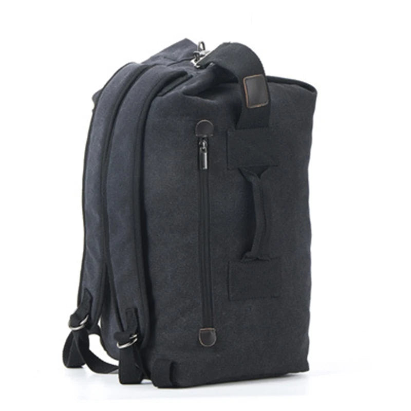 Large Tactical Military Canvas Backpack - Travel Climbing Shoulder Bag