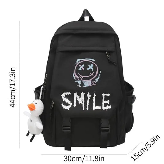 Fashion Cute Cartoon Pattern Waterproof Student School Bag