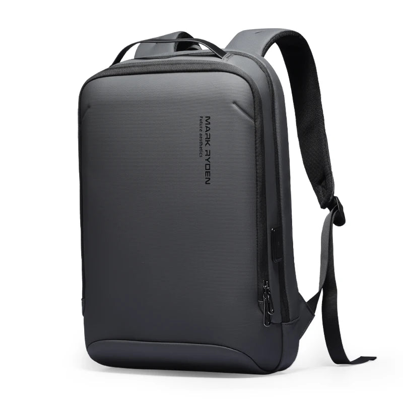 Minimalist Business Backpack with Hard Shell Front - 15.6 Inch Laptop Bag