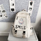 Fashion Cute Cartoon Pattern Waterproof Student School Bag