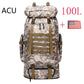 80L/100L Mountaineering Tactical Backpack - Large Climbing Bag for Hiking & Camping