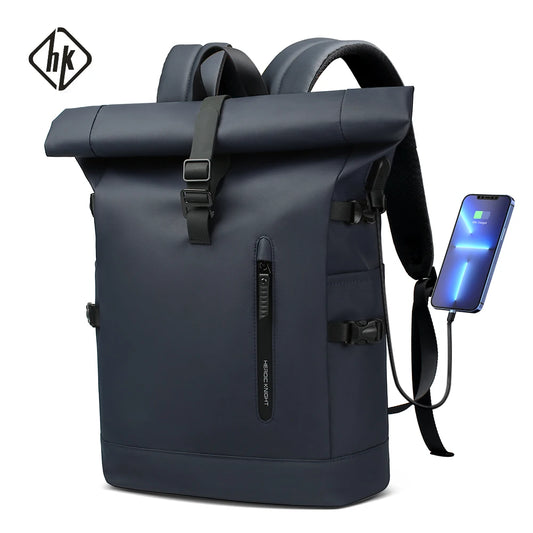 Large 15.6 Inch Laptop Backpack - Anti-Theft Travel Bag with USB Port for Business