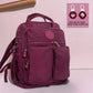 Fashion Waterproof Nylon Backpack - Multi-Pocket Travel School Laptop Bag for Women