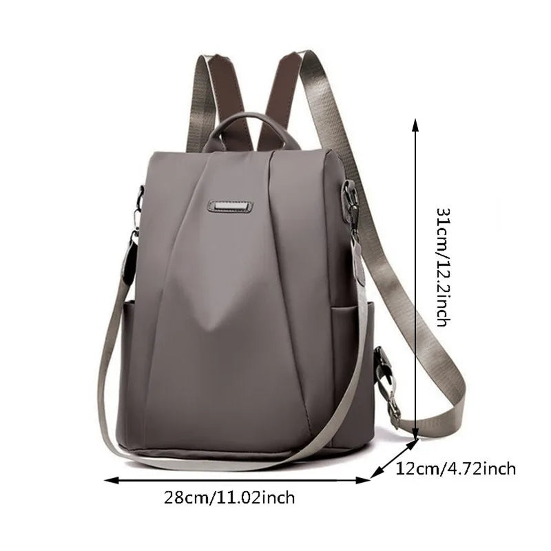 Casual Oxford Backpack for Women - Waterproof School Bag for Teenage Girls