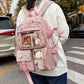 Korean Style Cute Campus Student Backpack - Large Capacity Laptop Bag for Girls