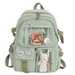 Korean Style Cute Campus Student Backpack - Large Capacity Laptop Bag for Girls