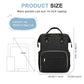 Water Resistant Laptop Backpack for Women - Stylish Business Travel Bag with USB Port