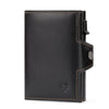 Smart Pop Up RFID Card Wallet - Genuine Leather Slim Card Case with Coin Purse