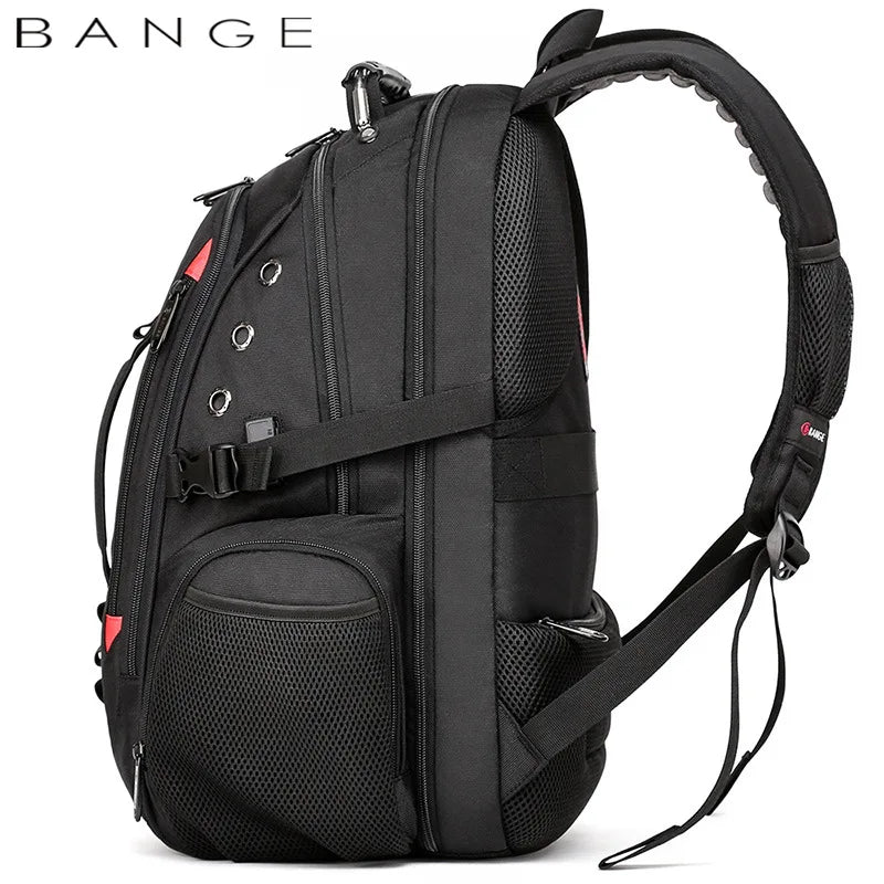 45L Travel Backpack with USB Port - 15.6 Inch Laptop Anti-Theft Bag for Teens