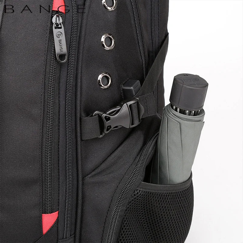45L Travel Backpack with USB Port - 15.6 Inch Laptop Anti-Theft Bag for Teens
