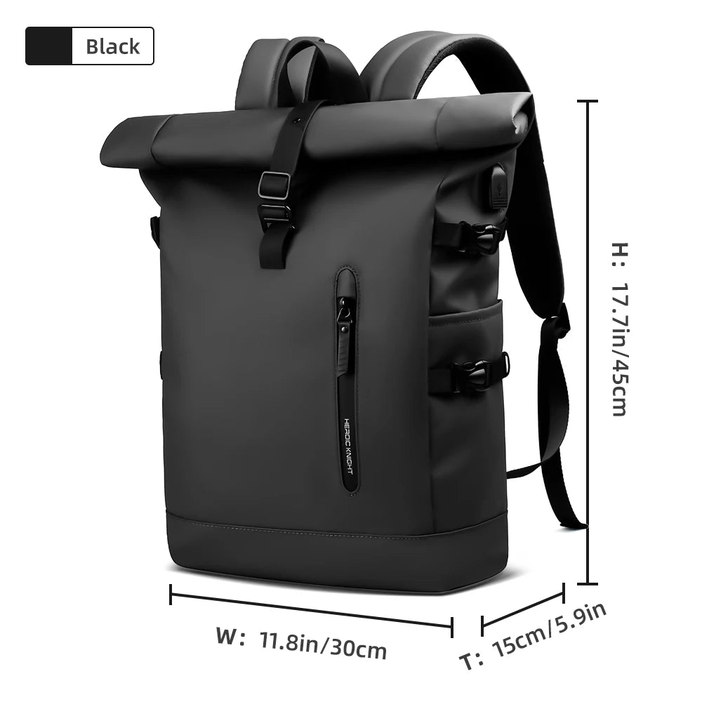 Large 15.6 Inch Laptop Backpack - Anti-Theft Travel Bag with USB Port for Business