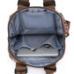 Fashion Designer Canvas Rucksack - Large Travel and School Backpack for Women and Students